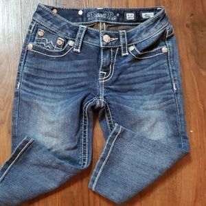 Girls size 10 Miss Me capri